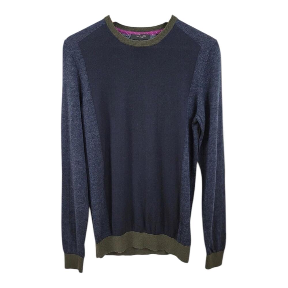 Ted Baker Women’s  100% Merino Wool Sweater Crewneck UK 4  US Women’s Small